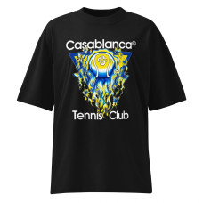 Camiseta Masculina Oversized Casa Blanca Tennis Club Camiseta Masculina Oversized Casa Blanca Tennis Club