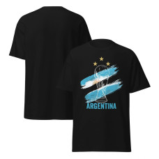 Camiseta Masculina Argentina Copa do Mundo Camiseta Masculina Argentina Copa do Mundo
