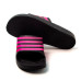Chinelo Slide Feminino Listras Preto Pink Chinelo Slide Feminino Listras Preto Pink