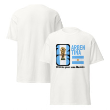 Camiseta Masculina Argentina Unidas por Una Ilusión Camiseta Masculina Argentina Unidas por Una Ilusión