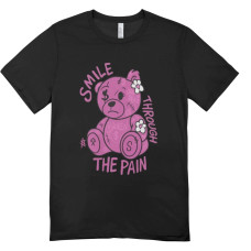 Camisa Feminina Baby Look Ursinha Punk Camisa Feminina Baby Look Ursinha Punk