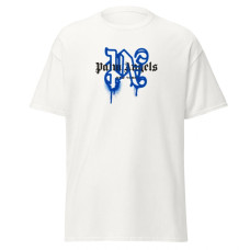 Camiseta Masculina Palm Angels Blue Drip Camiseta Masculina Palm Angels Blue Drip