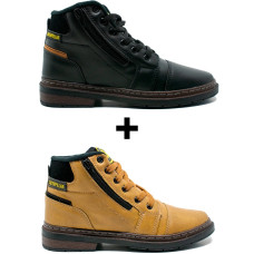 Kit 2 Bota Masculina Caterpillar Zíper Kit 2 Bota Masculina Caterpillar Zíper