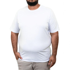 Kit 3 Camisas Plus Size Masculina Lisa Algodão Premium Kit 3 Camisas Plus Size Masculina Lisa Algodão Premium