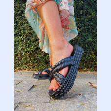 Chinelo Feminino Trançado Nuvem