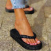 Chinelo Feminino Trançado Nuvem Casual Chinelo Feminino Trançado Nuvem Casual