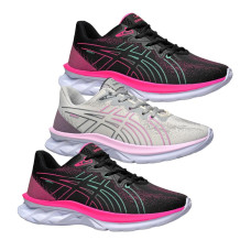 Kit 3 Tênis Feminino PodLinda Estiloso Esportivo Academia Leve Confortável Kit 3 Tênis Feminino PodLinda Estiloso Esportivo Academia Leve Confortável