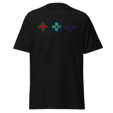 Camiseta Masculina Louis Vuitton Tricolor Camiseta Masculina Louis Vuitton Tricolor