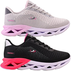 Kit 2 Tênis Feminino Esportivo Bella Estiloso Moderno Treino Academia Corrida Caminhada Kit 2 Tênis Feminino Esportivo Bella Estiloso Moderno Treino Academia Corrida Caminhada