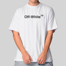 Camiseta Masculina Oversized Off White TM Camiseta Masculina Oversized Off White TM